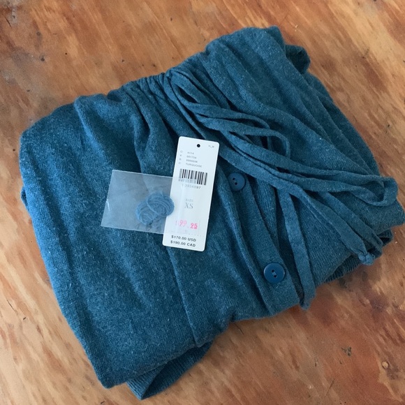 2/$30❤️ Anthropologie Sparrow Teal Sweater - Picture 3 of 6